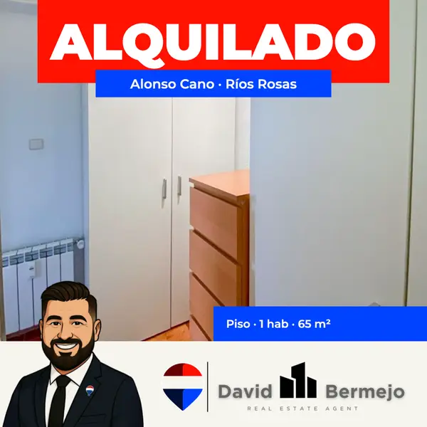 Piso alquilado en la calle Alonso Cano, Ríos Rosas, por David Bermejo López (REMAX Welcome)
