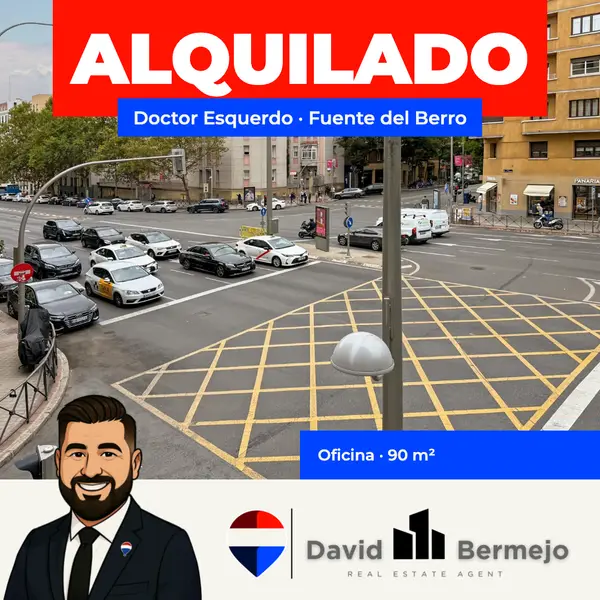 Oficina alquilada en la calle Doctor Esquerdo, Fuente del Berro, por David Bermejo López (REMAX Welcome)