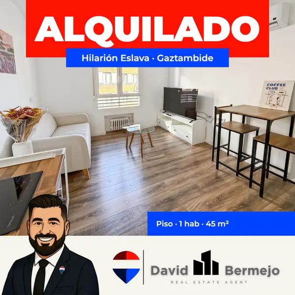 Piso alquilado en la calle Hilarión Eslava, Gaztambide, por David Bermejo López (REMAX Welcome)