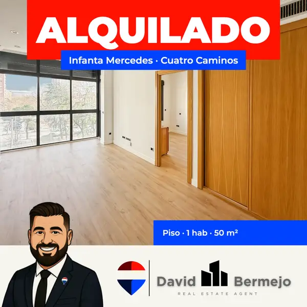 Piso alquilado en la calle Infanta Mercedes, Cuatro Caminos, por David Bermejo López (REMAX Welcome)