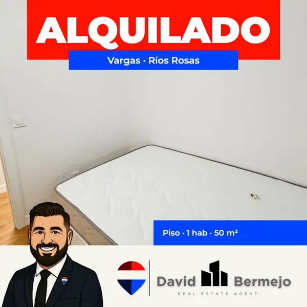 Piso alquilado en la calle Vargas, Ríos Rosas, por David Bermejo López (REMAX Welcome)